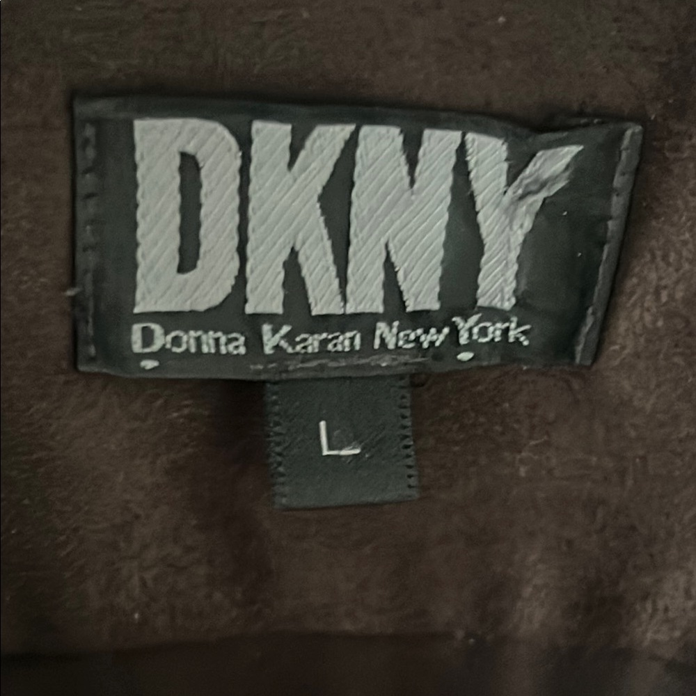 DKNY Women's Dark Brown Button Down Shirt - Picture 4 of 5